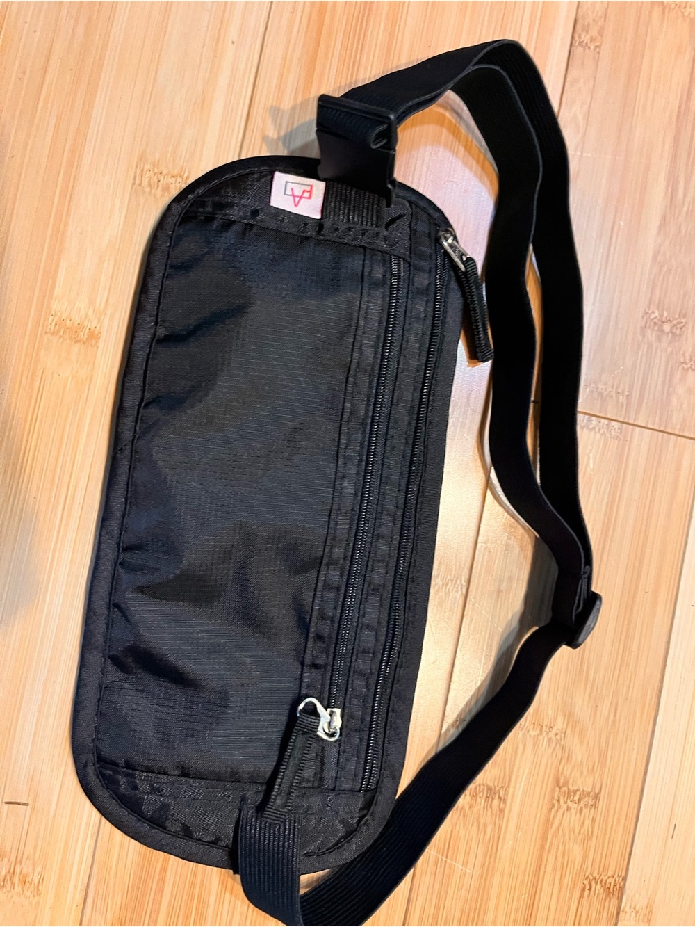 Black RFID Travel Money belt
